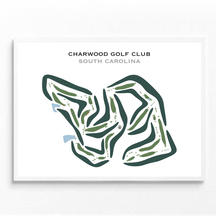 Charwood Golf Club, South Carolina - Printed Golf Courses