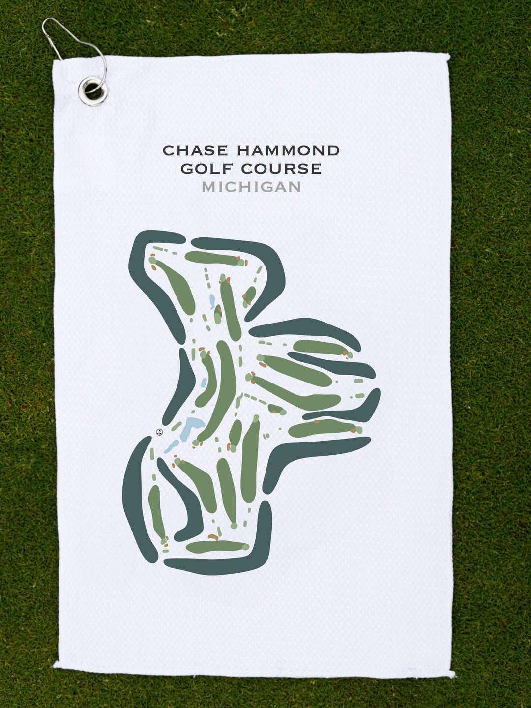 Chase Hammond Golf Course, Michigan - Printed Golf Courses