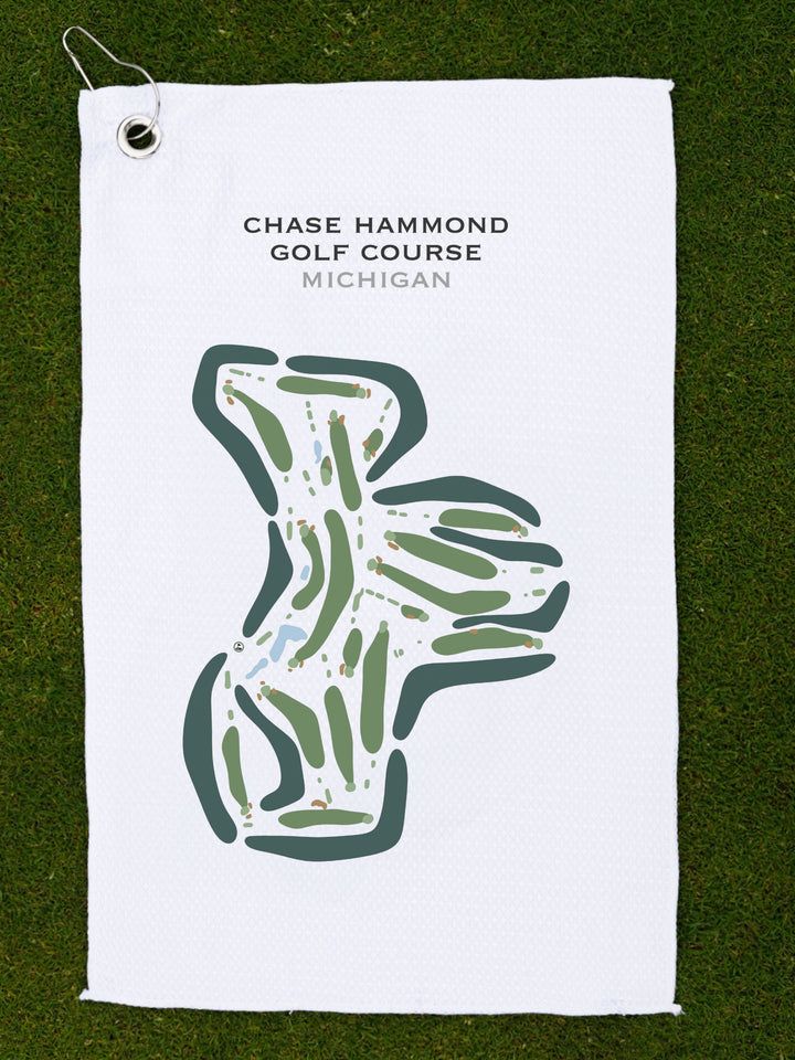 Chase Hammond Golf Course, Michigan - Printed Golf Courses