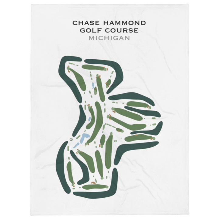 Chase Hammond Golf Course, Michigan - Printed Golf Courses