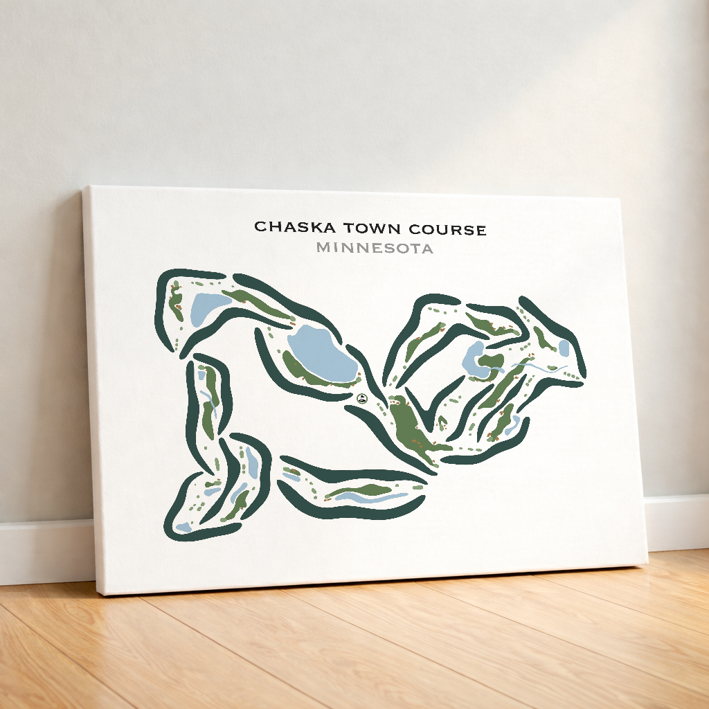 Chaska Town Course, Minnesota - Printed Golf Courses