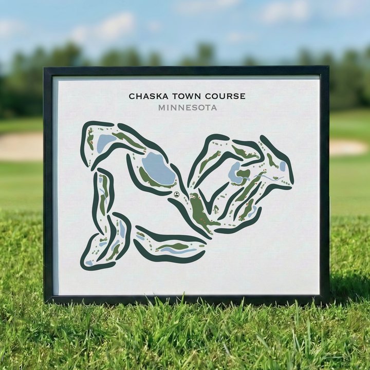Chaska Town Course, Minnesota - Printed Golf Courses