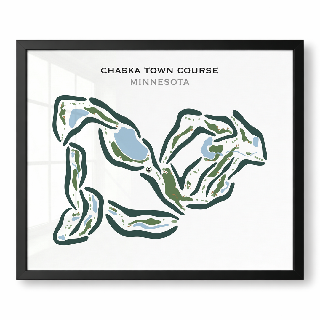 Chaska Town Course, Minnesota - Printed Golf Courses