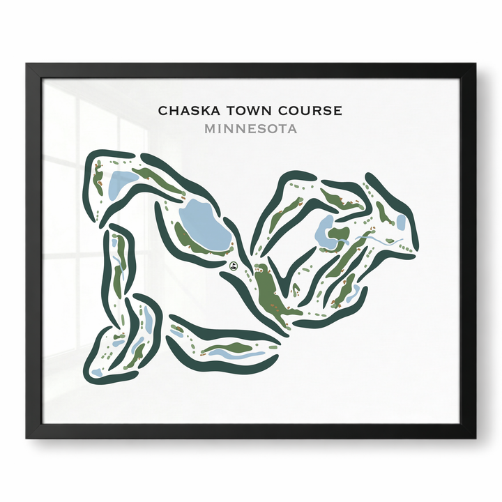 Chaska Town Course, Minnesota - Printed Golf Courses
