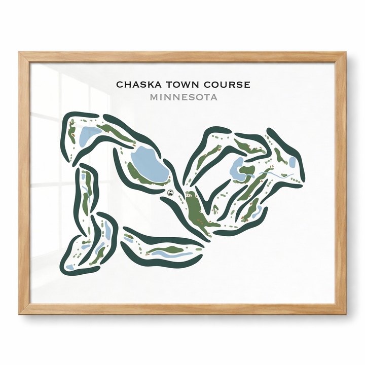 Chaska Town Course, Minnesota - Printed Golf Courses