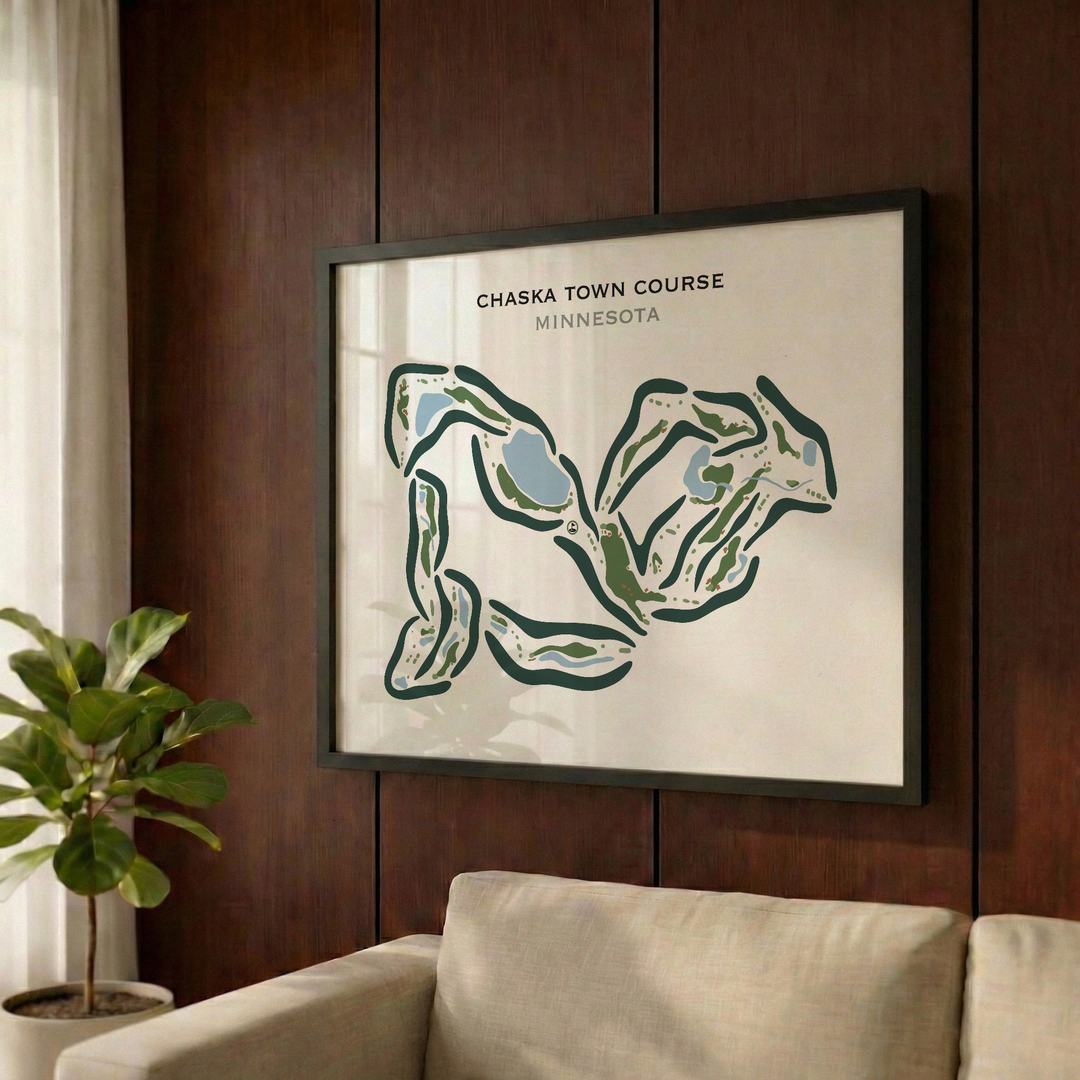 Chaska Town Course, Minnesota - Printed Golf Courses