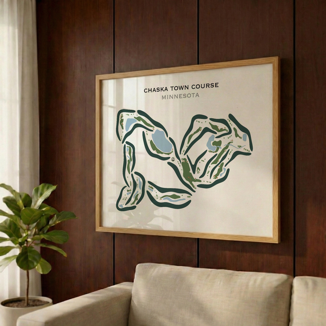 Chaska Town Course, Minnesota - Printed Golf Courses