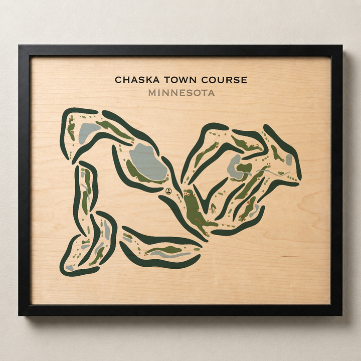 Chaska Town Course, Minnesota - Printed Golf Courses
