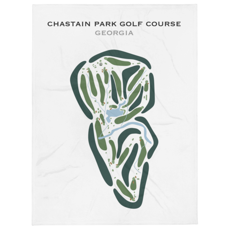 Chastain Park Golf Course, Georgia - Printed Golf Courses