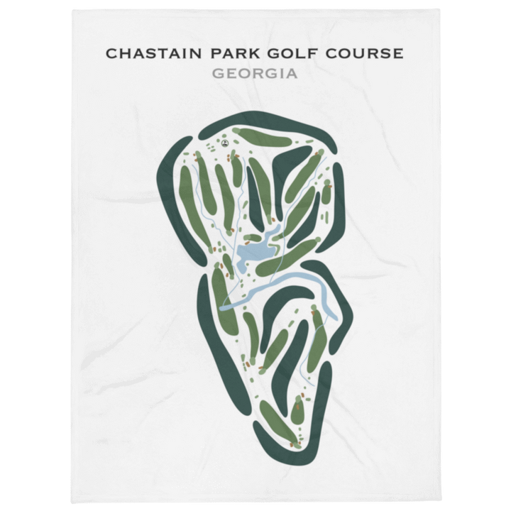 Chastain Park Golf Course, Georgia - Printed Golf Courses