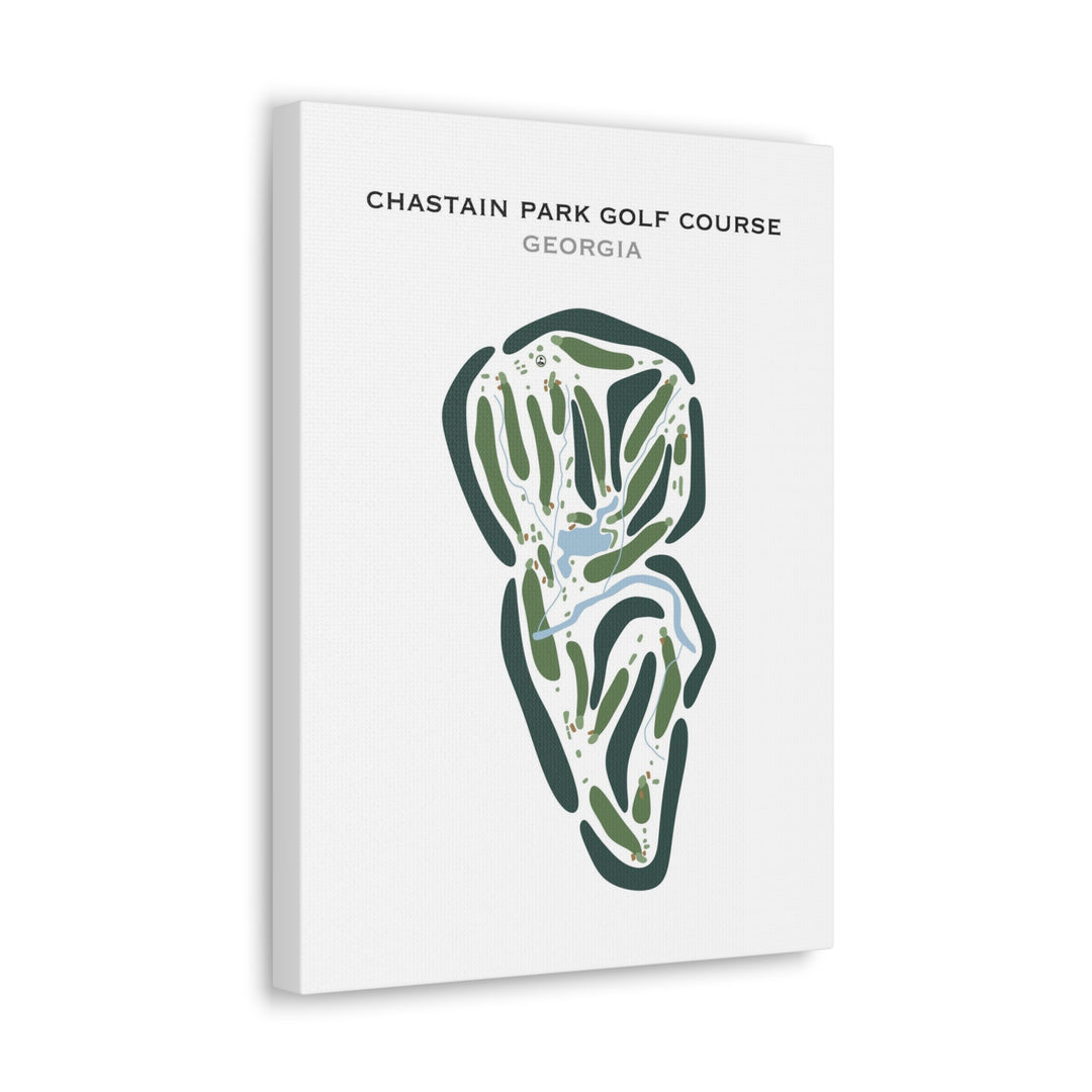 Chastain Park Golf Course, Georgia - Printed Golf Courses