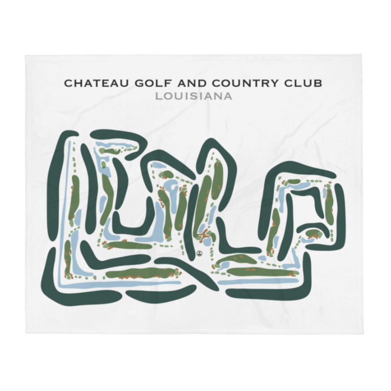 Chateau Golf & Country Club, Louisiana - Printed Golf Courses