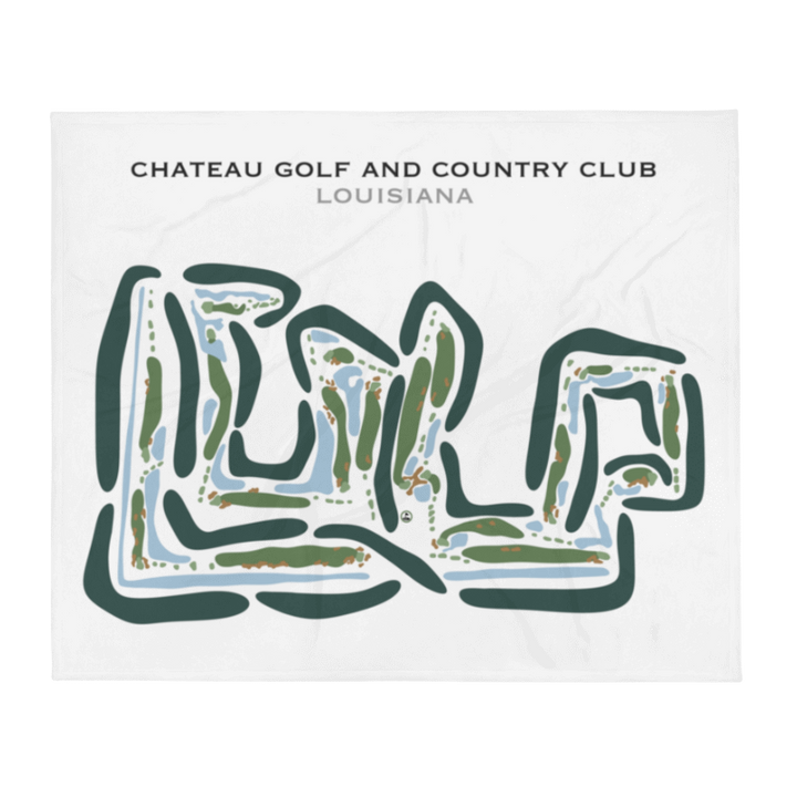 Chateau Golf & Country Club, Louisiana - Printed Golf Courses