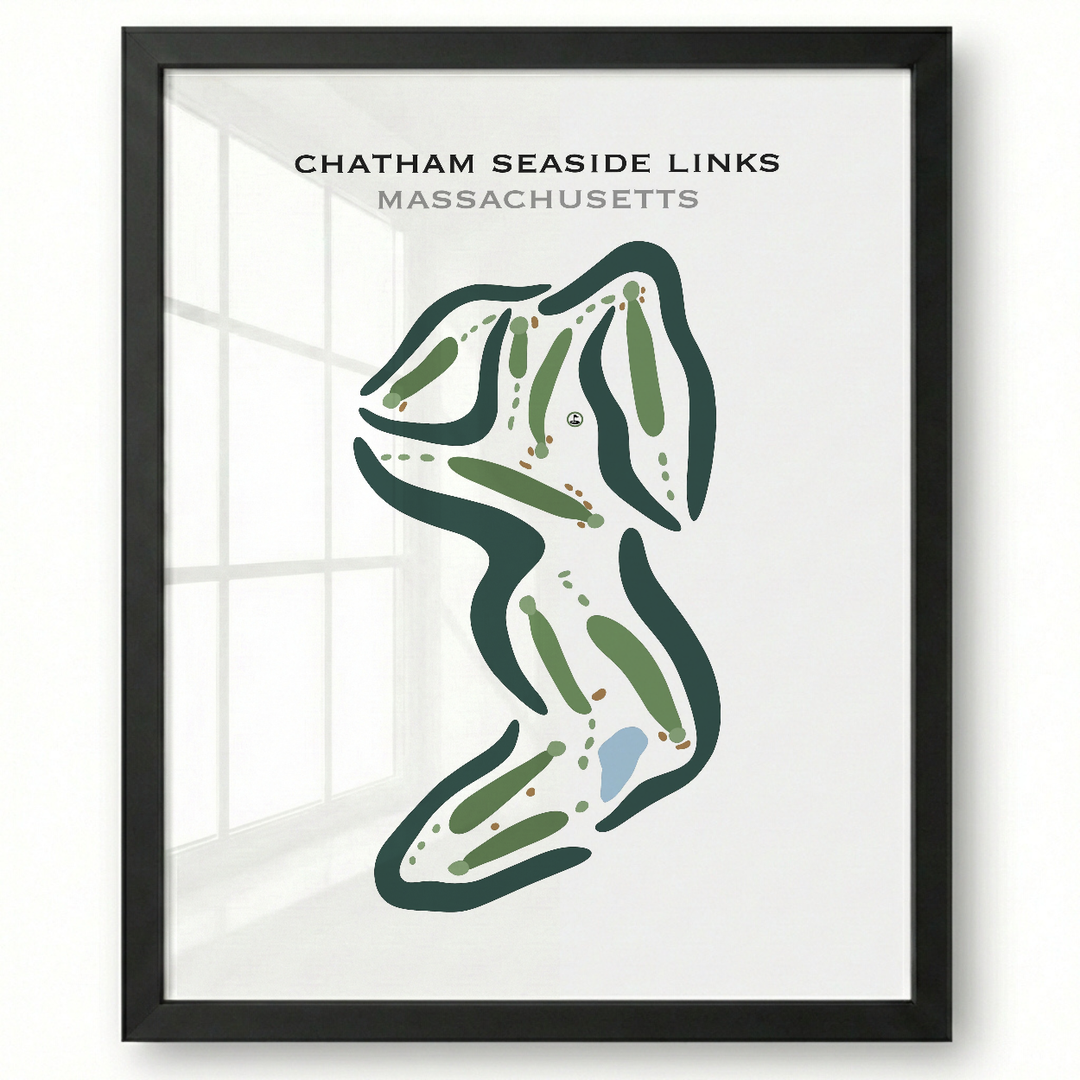 Chatham Seaside Links, Massachusetts - Printed Golf Courses