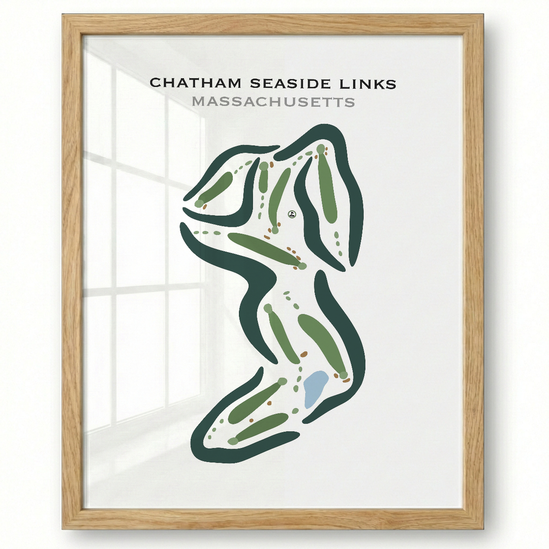 Chatham Seaside Links, Massachusetts - Printed Golf Courses