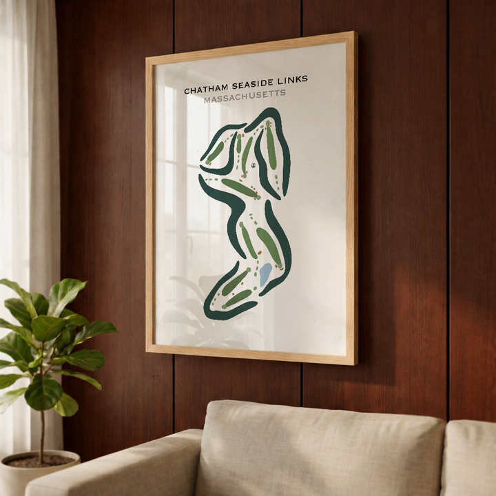 Chatham Seaside Links, Massachusetts - Printed Golf Courses