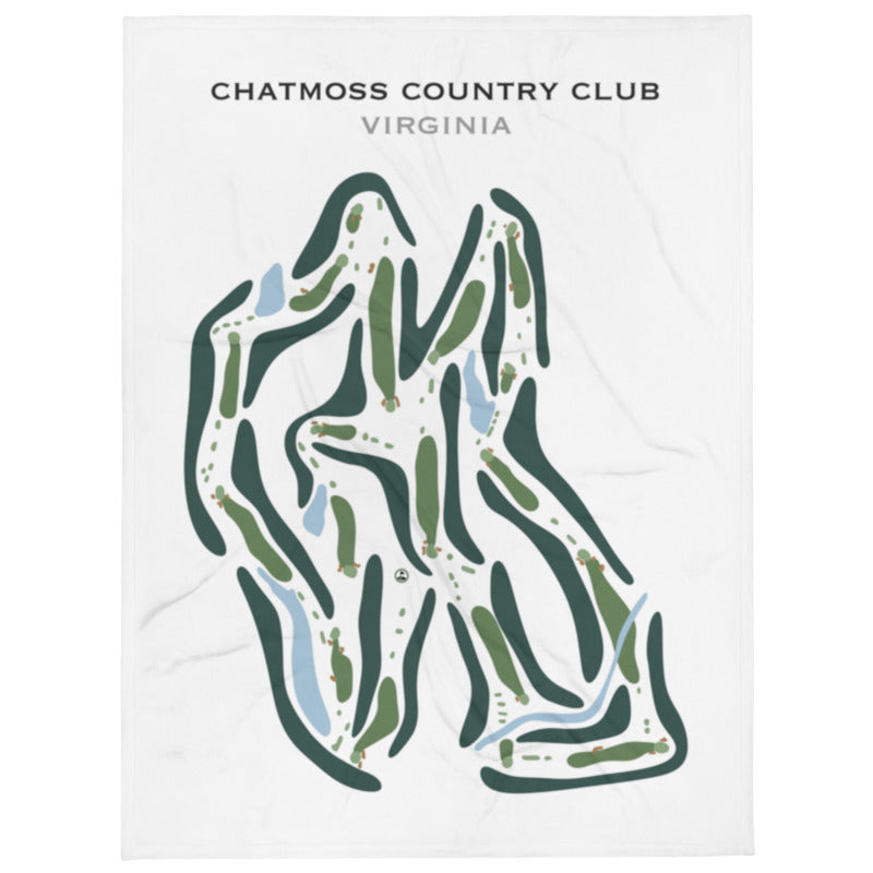 Chatmoss Country Club, Virginia - Printed Golf Course