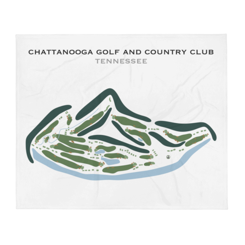 Chattanooga Golf and Country Club, Tennessee - Printed Golf Courses