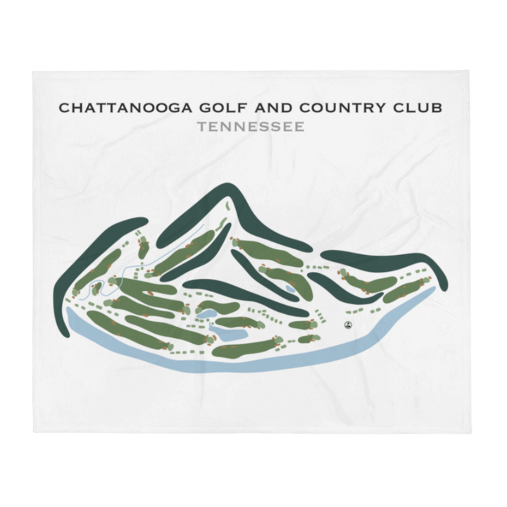 Chattanooga Golf and Country Club, Tennessee - Printed Golf Courses