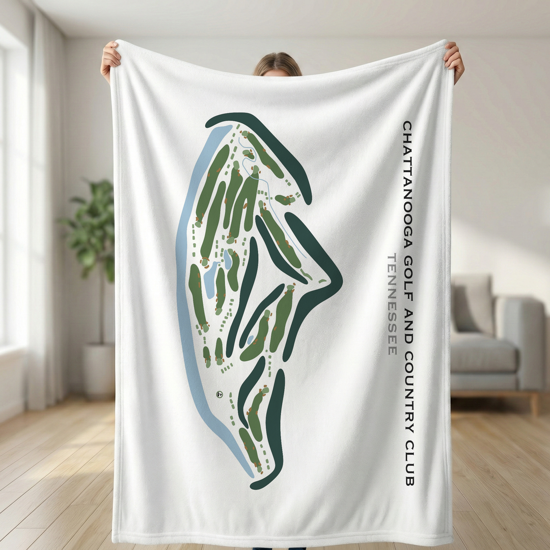Chattanooga Golf and Country Club, Tennessee - Printed Golf Courses