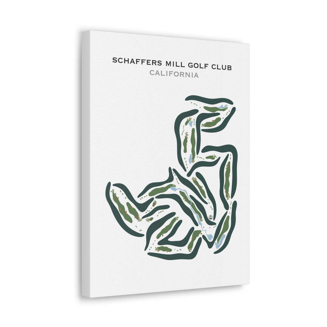 Schaffer's Mill Golf Club, California - Printed Golf Courses
