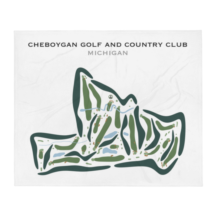 Cheboygan Golf & Country Club, Michigan - Printed Golf Courses