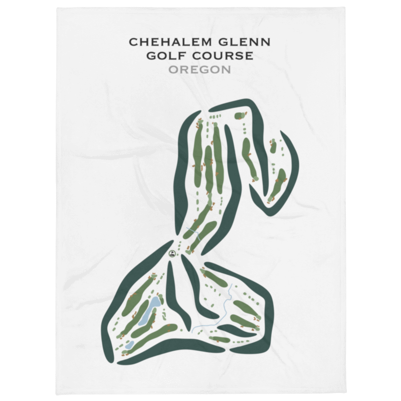 Chehalem Glenn Golf Course, Oregon - Printed Golf Courses