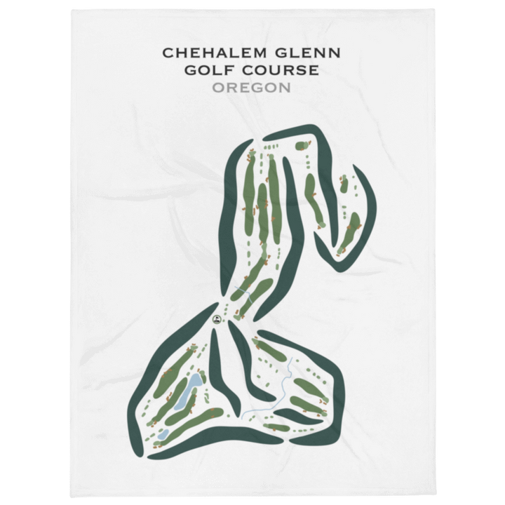 Chehalem Glenn Golf Course, Oregon - Printed Golf Courses