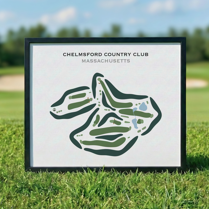 Chelmsford Country Club, Massachusetts - Printed Golf Courses