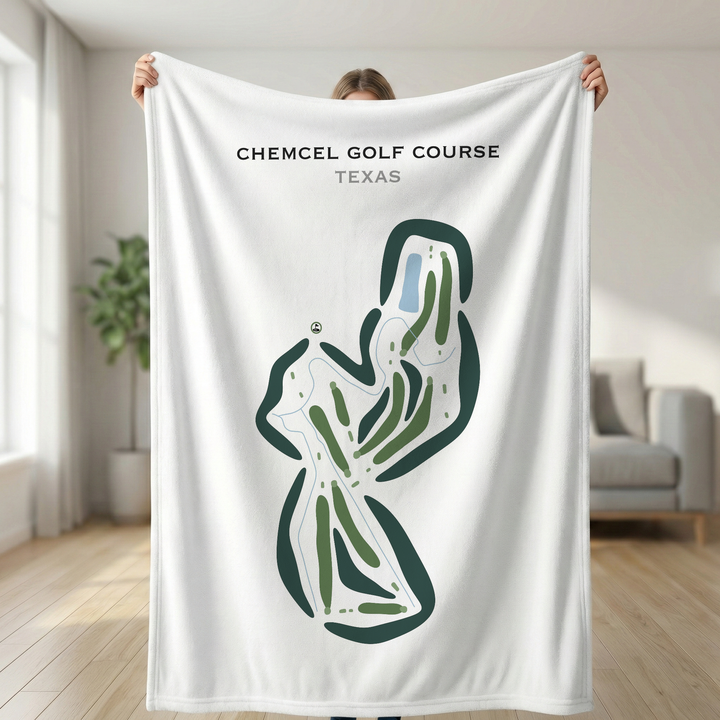 Chemcel Golf Course, Texas - Printed Golf Courses