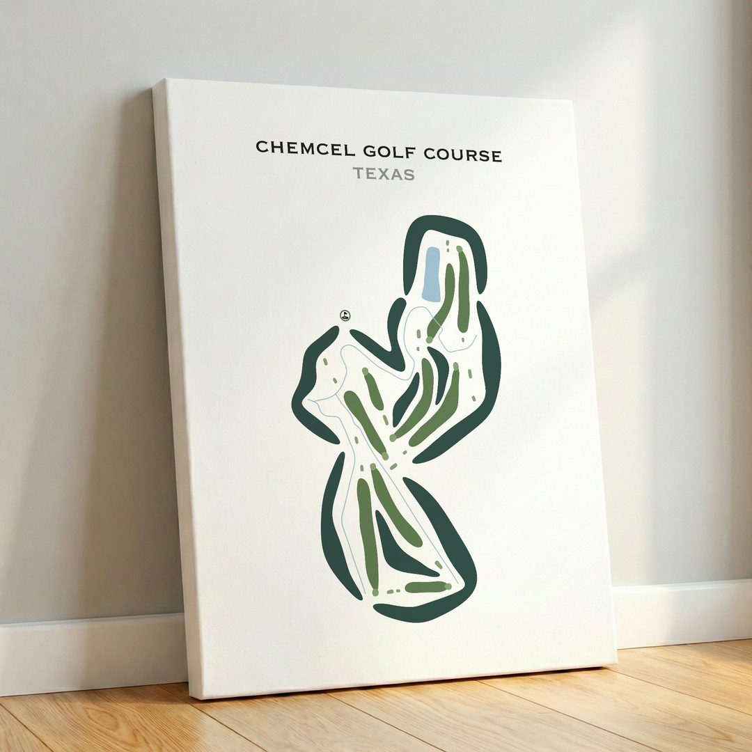 Chemcel Golf Course, Texas - Printed Golf Courses