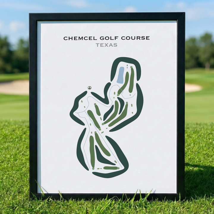 Chemcel Golf Course, Texas - Printed Golf Courses