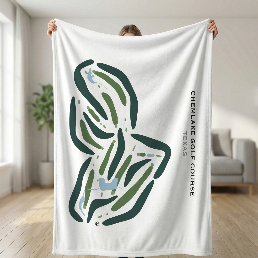 Chemlake Golf Course, Texas - Printed Golf Courses