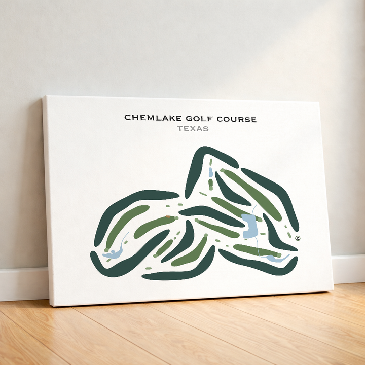 Chemlake Golf Course, Texas - Printed Golf Courses