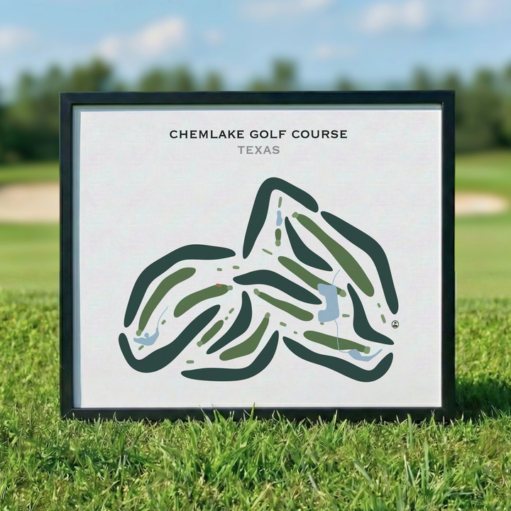 Chemlake Golf Course, Texas - Printed Golf Courses