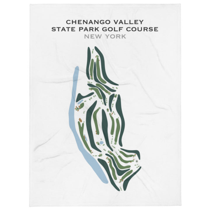 Chenango Valley State Park Golf Course, New York - Printed Golf Courses