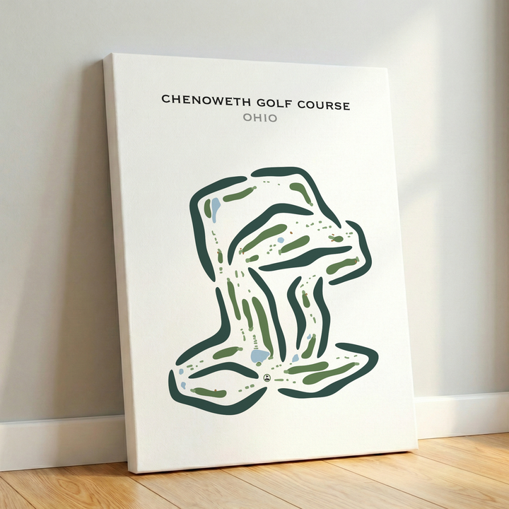 Chenoweth Golf Course, Ohio - Printed Golf Courses