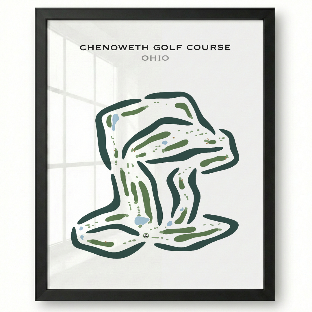 Chenoweth Golf Course, Ohio - Printed Golf Courses