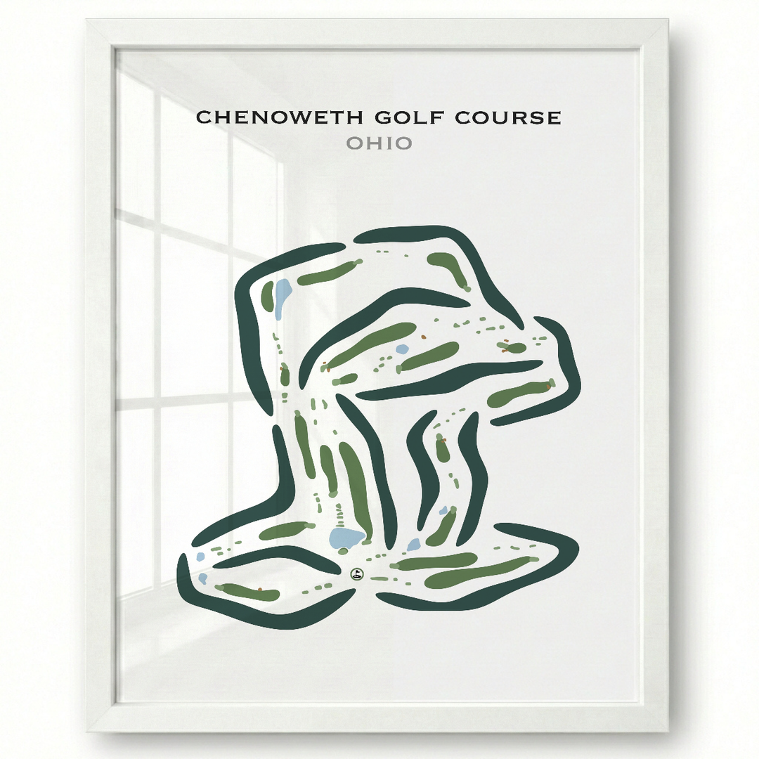 Chenoweth Golf Course, Ohio - Printed Golf Courses