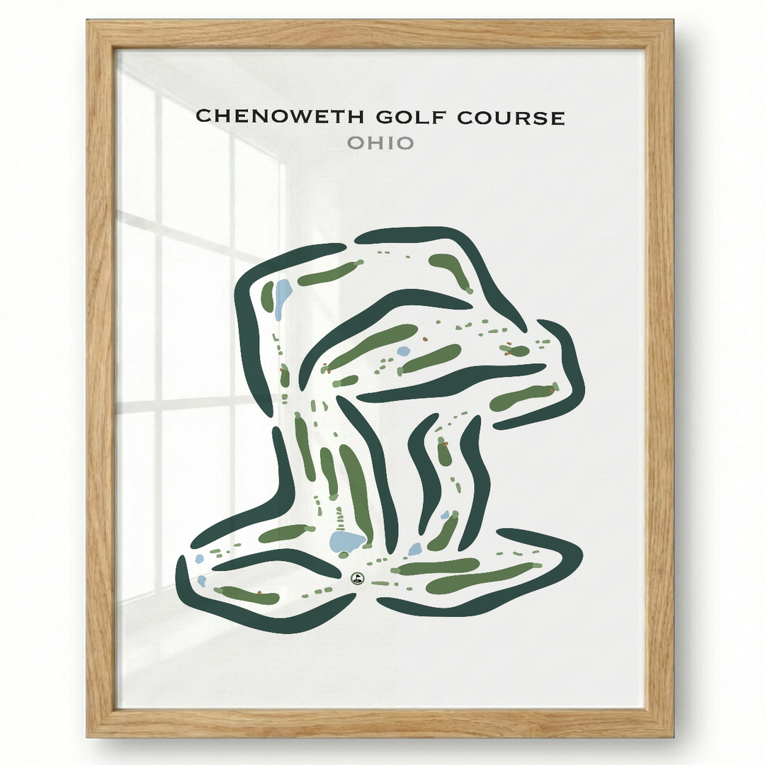 Chenoweth Golf Course, Ohio - Printed Golf Courses
