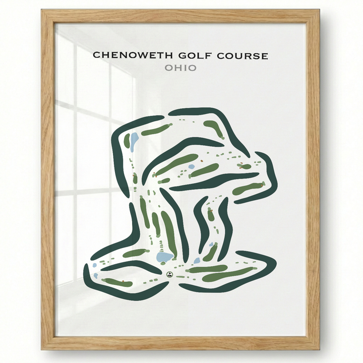 Chenoweth Golf Course, Ohio - Printed Golf Courses