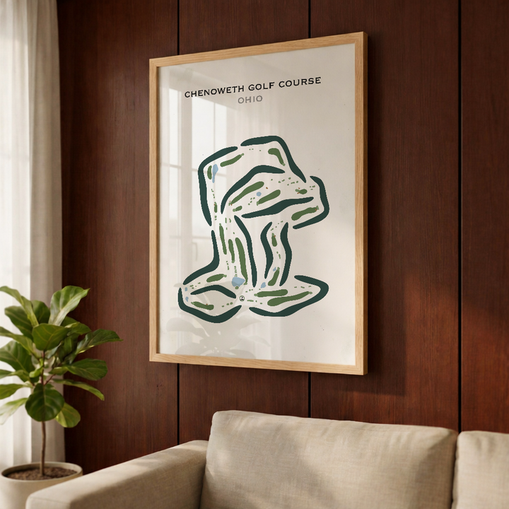 Chenoweth Golf Course, Ohio - Printed Golf Courses