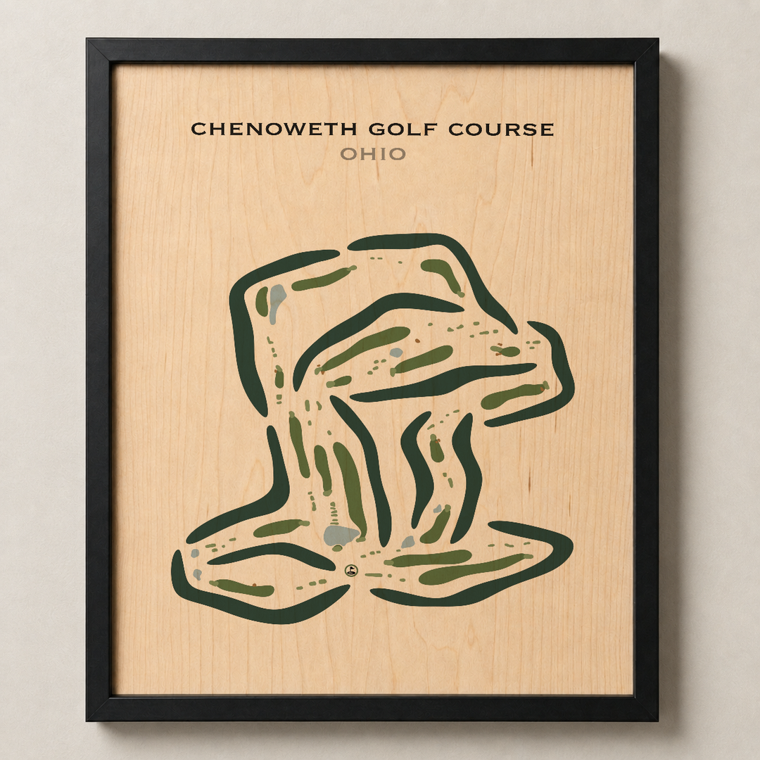 Chenoweth Golf Course, Ohio - Printed Golf Courses