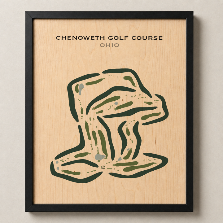 Chenoweth Golf Course, Ohio - Printed Golf Courses