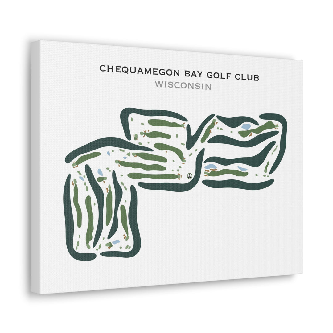 Chequamegon Bay Golf Club, Wisconsin - Printed Golf Courses