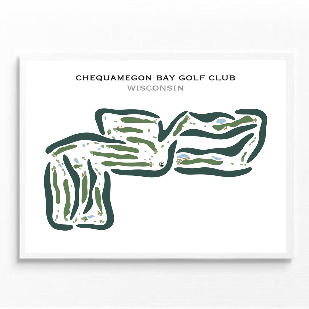 Chequamegon Bay Golf Club, Wisconsin - Printed Golf Courses