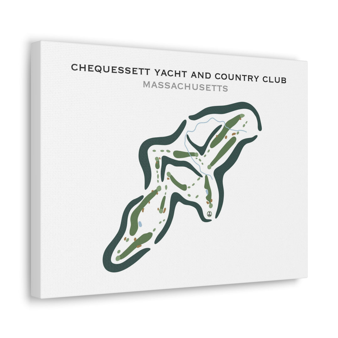 Chequessett Yacht & Country Club, Massachusetts - Printed Golf Courses