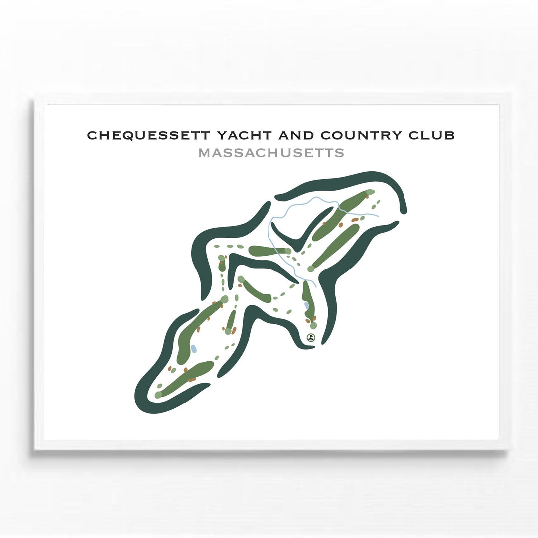 Chequessett Yacht & Country Club, Massachusetts - Printed Golf Courses