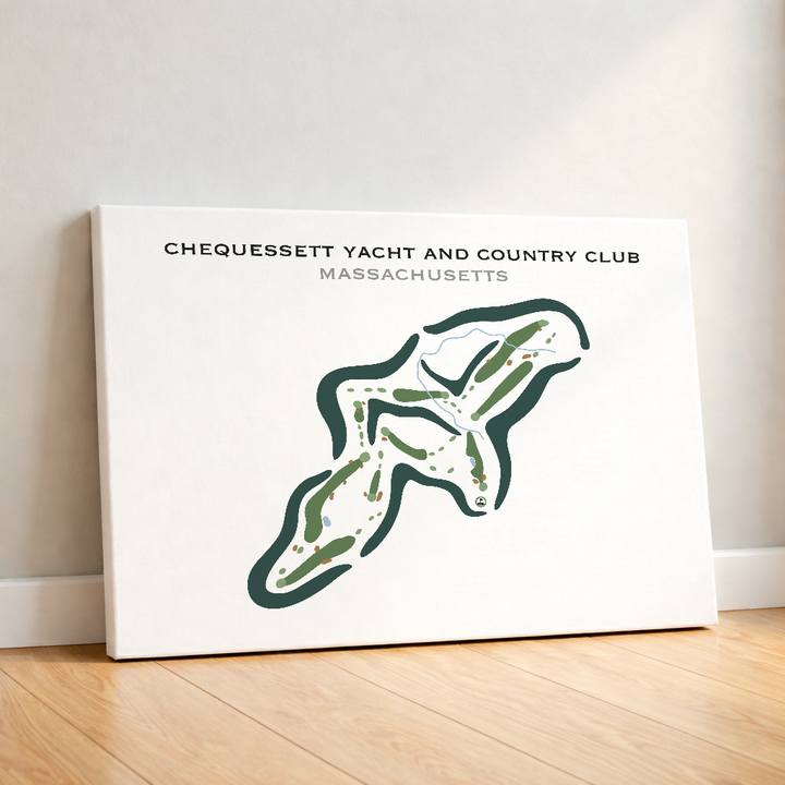 Chequessett Yacht & Country Club, Massachusetts - Printed Golf Courses