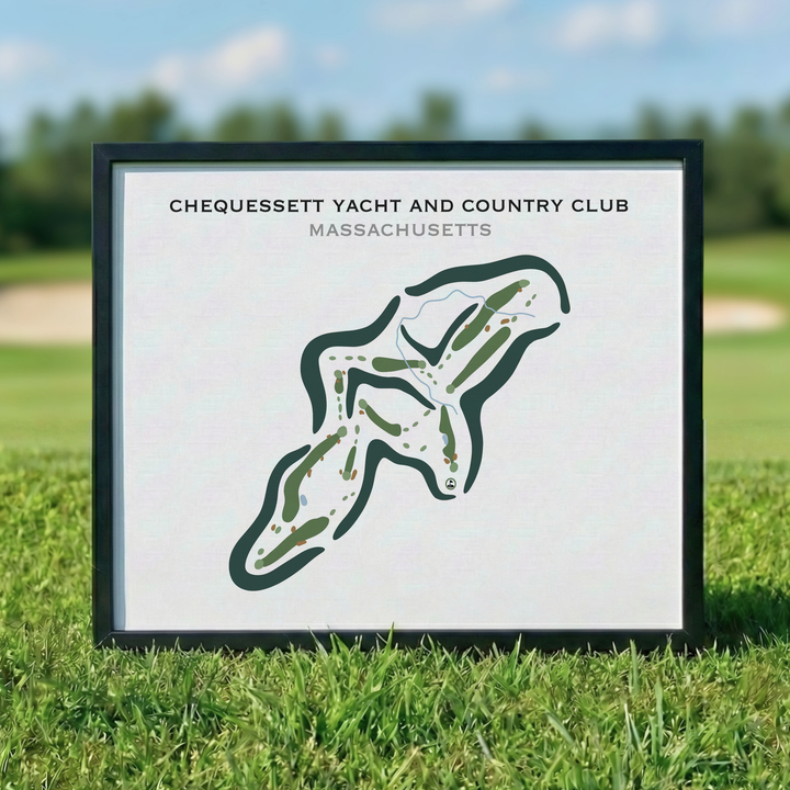 Chequessett Yacht & Country Club, Massachusetts - Printed Golf Courses